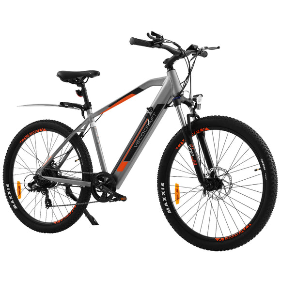 NNEDSZ 27.5 Electric Bike eBike e-Bike City Mountain Bicycle eMTB Grey