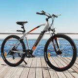 NNEDSZ 27.5 Electric Bike eBike e-Bike City Mountain Bicycle eMTB Grey