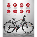 NNEDSZ 27 Electric Bike Mountain Bicycle eBike e-Bike City Lithium Battery