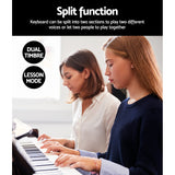 NNEDSZ 88 Keys Electronic Piano Keyboard Electric Holder Music Stand Touch Sensitive with Sustain pedal