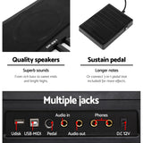 NNEDSZ 88 Keys Electronic Piano Keyboard Electric Holder Music Stand Touch Sensitive with Sustain pedal