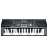 NNEDPE Karrera 61 Keys Electronic Keyboard Piano with Stand - Black