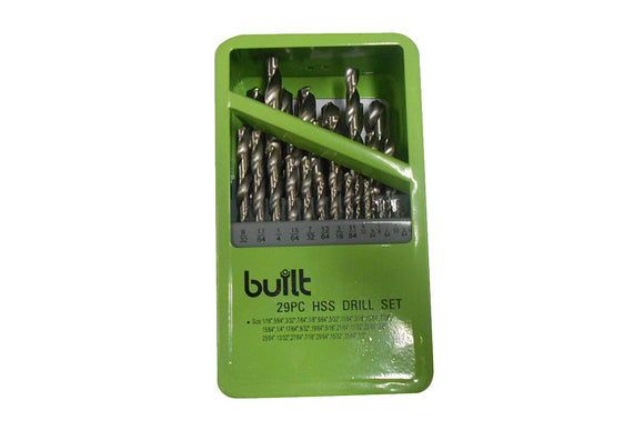 NNEKG Built 29pcs Imperial H.S.S Drill Set