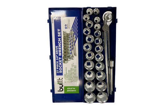 NNEKG Built 27pcs 3 4 Drive Socket Set