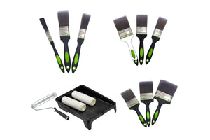 NNEKG Built 9pcs Paint Brush Set with 230mm Roller Kit
