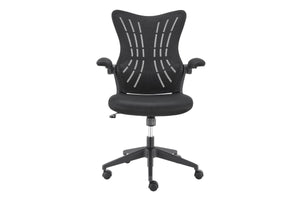 NNEKGE Cupertino Low Back Office Chair (Black)