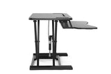 NNEKG Pro Height Adjustable Sit Stand Desk Riser (Large Black)