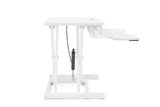 NNEKG Pro Height Adjustable Sit Stand Desk Riser (Large White)