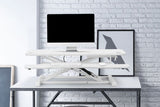 NNEKG Pro Height Adjustable Sit Stand Desk Riser (Large White)