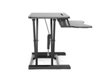 NNEKG Pro Height Adjustable Sit Stand Desk Riser (Medium Black)