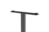NNEKGE Dual Motor 2 Section Leg Standing Desk (Black)