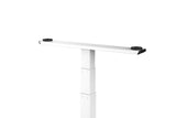 NNEKGE Dual Motor 3 Section Leg Standing Desk (White)