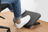 NNEKGE Ergonomic Adjustable Footrest (Charcoal)