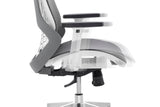 NNEKGE Elliot Office Chair (White Frame Grey)
