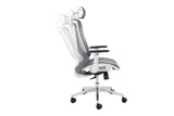 NNEKGE Elliot Office Chair (White Frame Grey)
