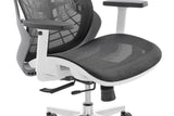 NNEKGE Elliot Office Chair (White Frame Grey)