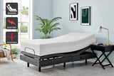 NNEKG Eva Adjustable Massage Bed Frame (King Single)