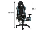 NNEKGE Reaper Gaming Chair (Black Grey)