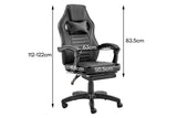 NNEKGE Tempest Gaming Chair (Black Black)
