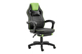 NNEKGE Tempest Gaming Chair (Black Green)