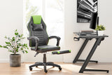 NNEKGE Tempest Gaming Chair (Black Green)