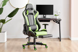 NNEKG Kevlar Gaming Chair (Black Green)