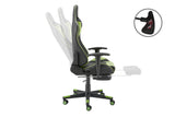 NNEKG Kevlar Gaming Chair (Black Green)