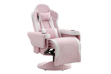 NNEKG Hotshot Recliner Gaming Chair (Pink White)