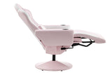 NNEKG Hotshot Recliner Gaming Chair (Pink White)