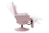 NNEKG Hotshot Recliner Gaming Chair (Pink White)