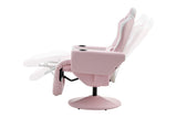 NNEKG Hotshot Recliner Gaming Chair (Pink White)