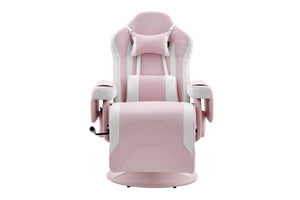 NNEKG Hotshot Recliner Gaming Chair (Pink White)