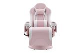 NNEKG Hotshot Recliner Gaming Chair (Pink White)