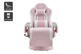 NNEKG Hotshot Recliner Gaming Chair (Pink White)