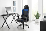 NNEKG Morpheus Premium Quilted Gaming Chair (Black Blue)