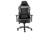NNEKG Morpheus Premium Quilted Gaming Chair (Black Grey)