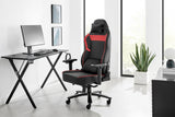 NNEKG Morpheus Premium Quilted Gaming Chair (Black Red)