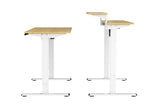 NNEKGE Standing Split Desk (Natural White)