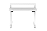 NNEKGE Standing Split Desk (White White)