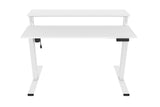 NNEKGE Standing Split Desk (White White)