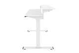 NNEKGE Standing Split Desk (White White)