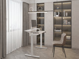 NNEKGE Standing Split Desk (White White)