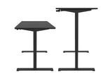NNEKG Standing Manual Desk (Black Black)