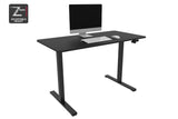 NNEKG Standing Manual Desk (Black Black)
