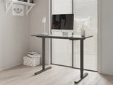 NNEKG Standing Manual Desk (Black Black)