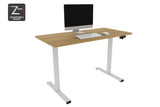 NNEKG Standing Manual Desk (Natural White)