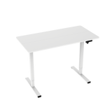 NNEKG Standing Manual Desk (White White)