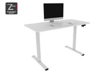 NNEKG Standing Manual Desk (White White)