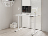 NNEKG Standing Manual Desk (White White)