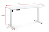 NNEKGE Standing Desk Electric Single Motor - Memory